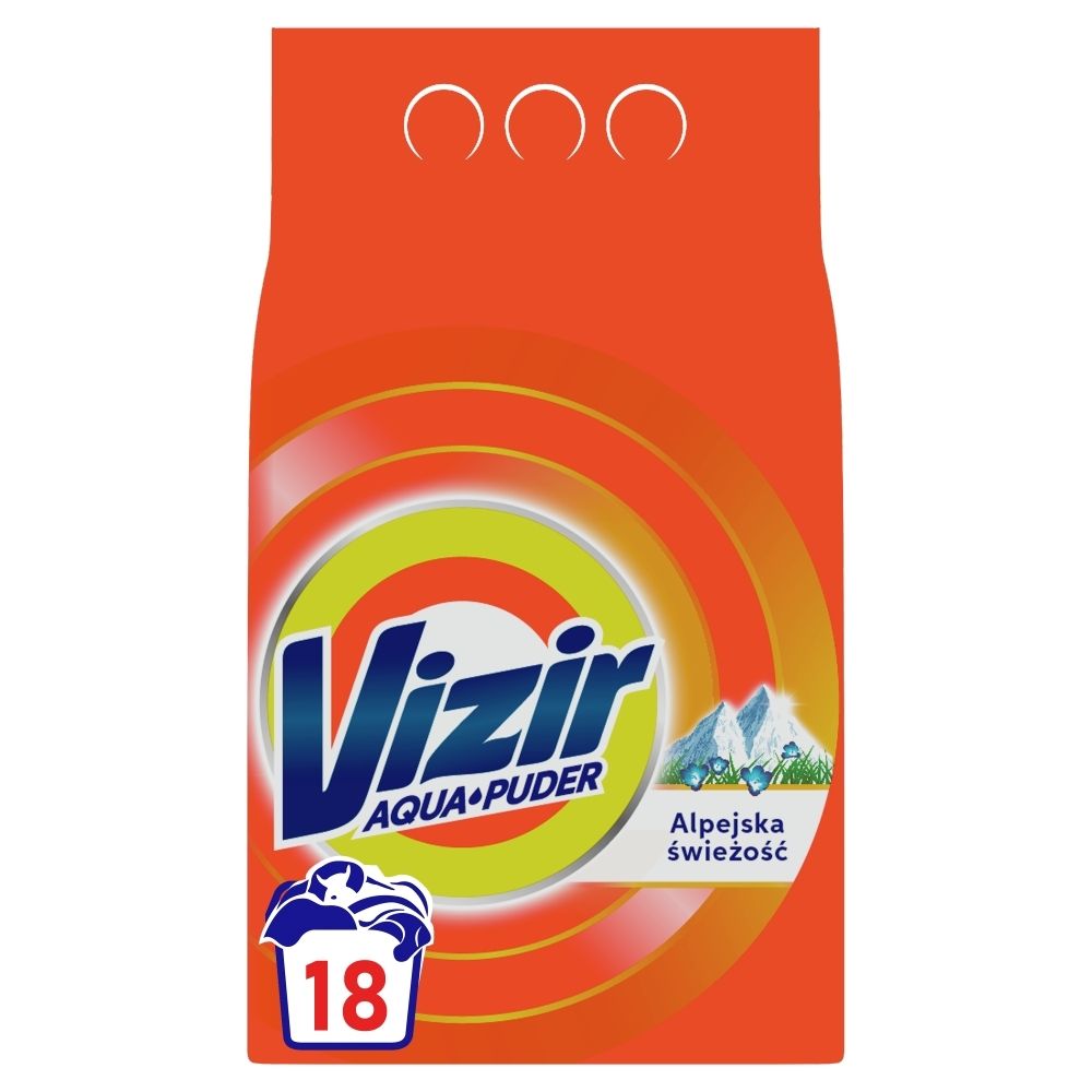 Vizir AquaPuder Alpine Fresh Proszek do prania 1.35KG, 18 prań