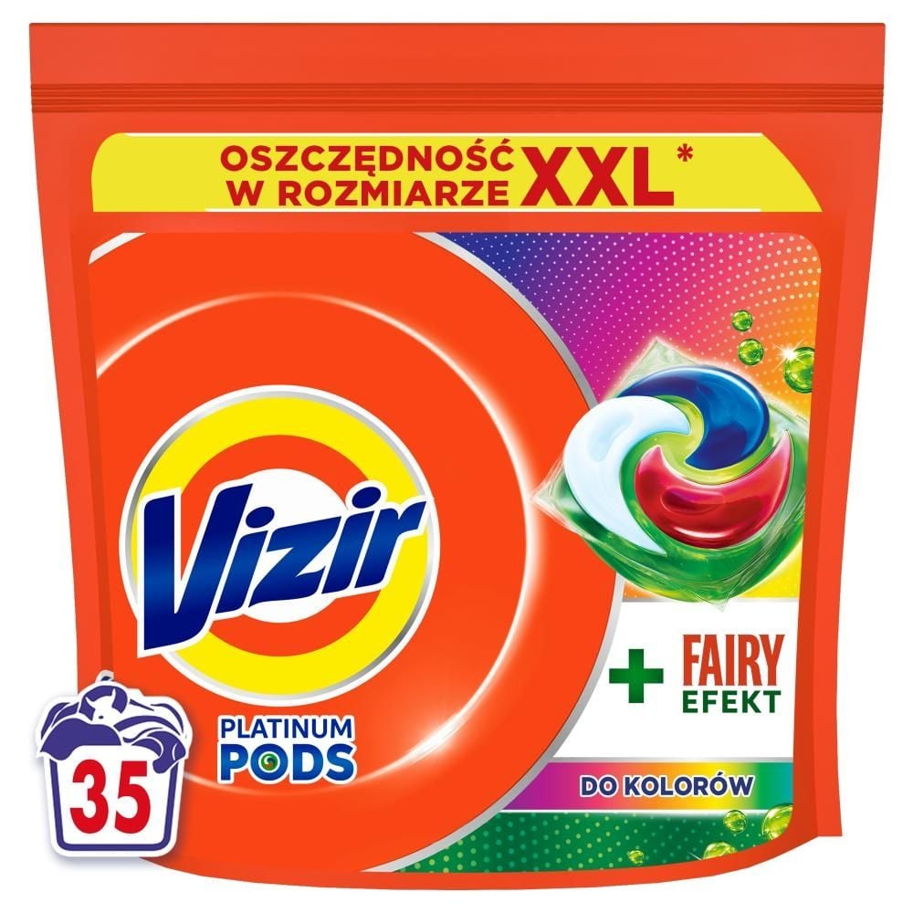 Vizir + Fairy Effect PODS Kapsułki do prania, 35 prań