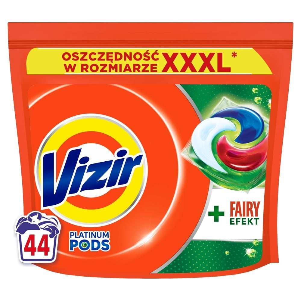 Vizir + Fairy Effect PODS Kapsułki do prania, 44 prań