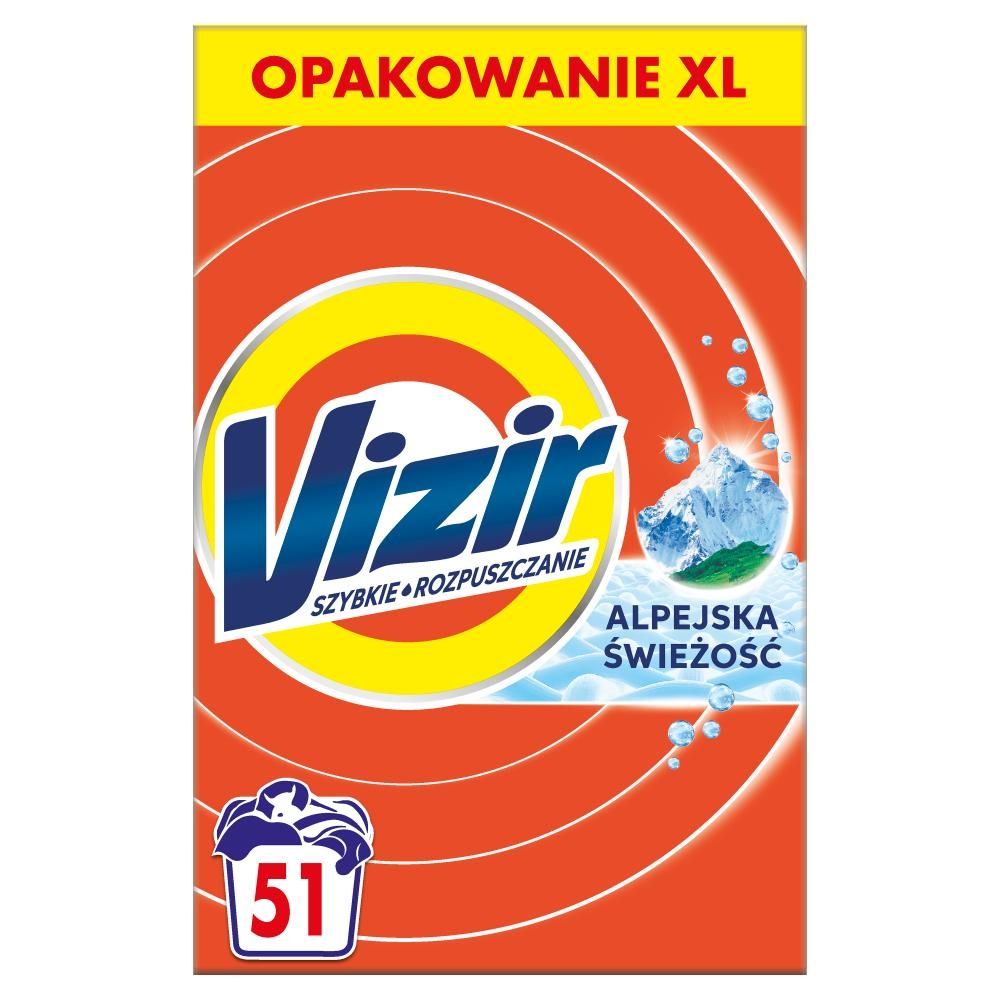 Vizir Proszek do prania Alpine Fresh, 51 prań