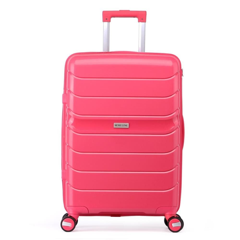 Walizka 24  T5767-2 magenta
