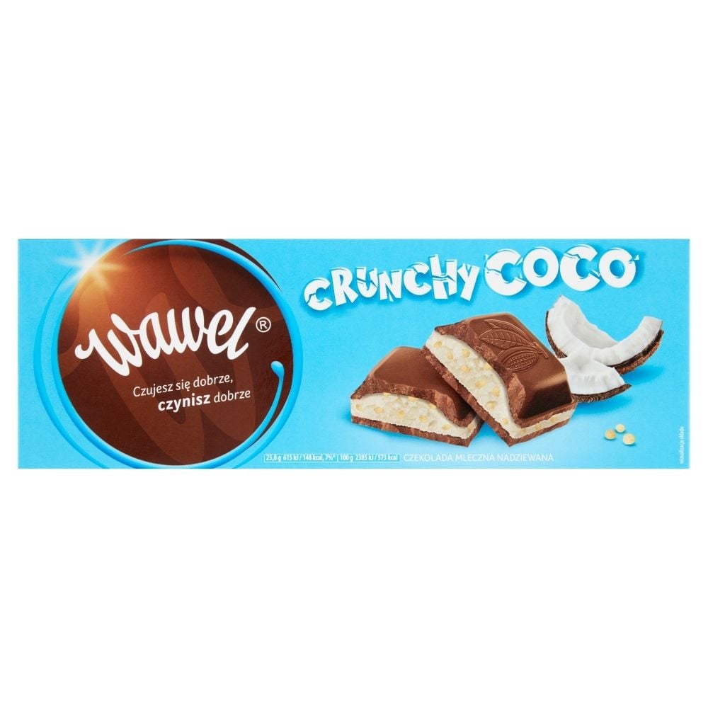 Wawel Crunchy Coco Czekolada mleczna nadziewana 258 g