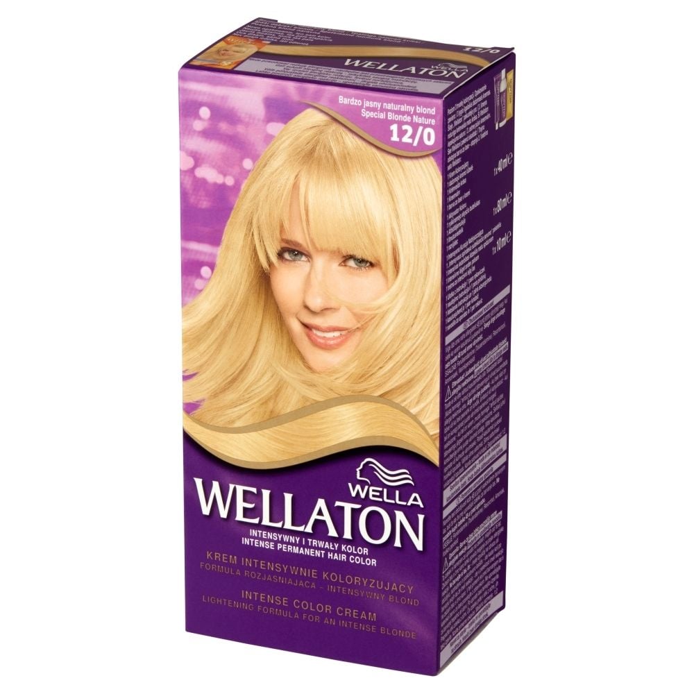 Wella Wellaton Krem intensywnie koloryzujący bardzo jasny naturalny blond 12/0