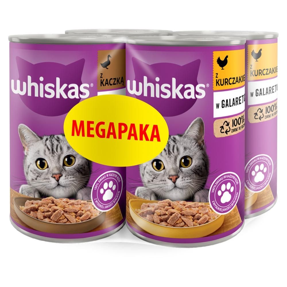 Whiskas Mokra karma dla kotów w galaretce 4 x 400 g