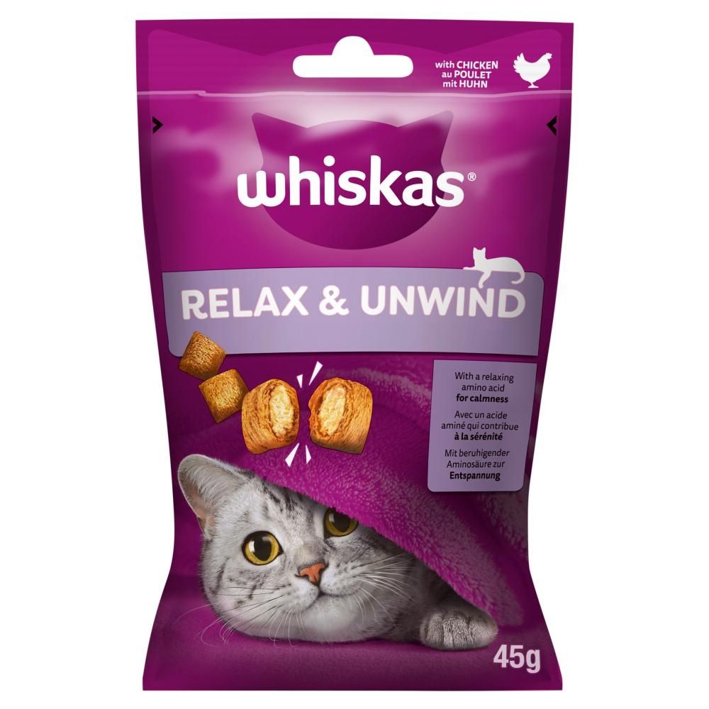 Whiskas Relax & Unwind Karma uzupełniająca dla dorosłych kotów z kurczakiem 45 g