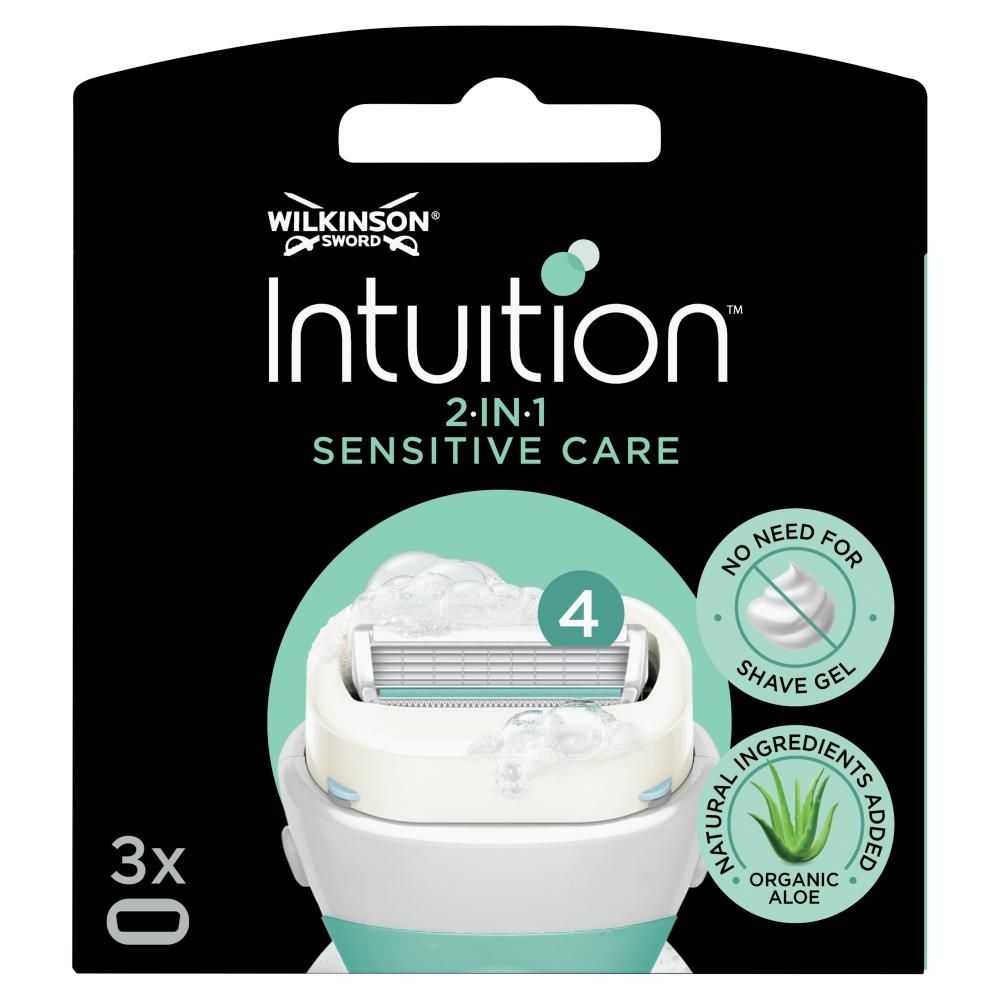 Wilkinson Sword Intuition 2-in-1 Sensitive Care Wkłady 3 sztuki