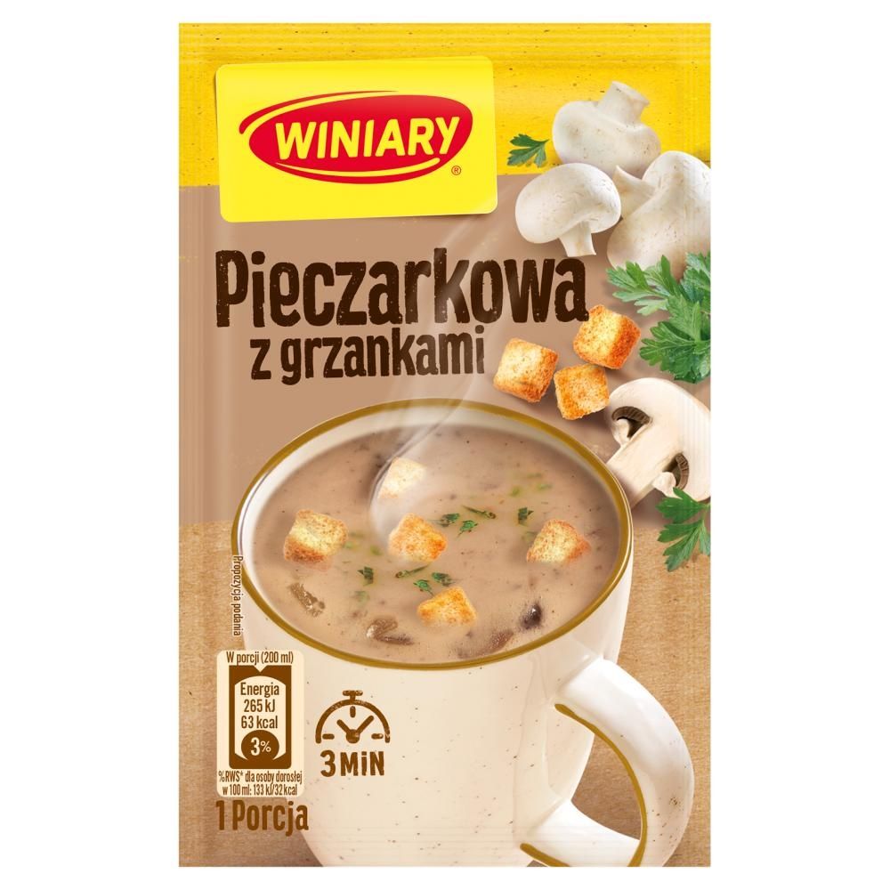 Winiary Pieczarkowa z grzankami 16 g