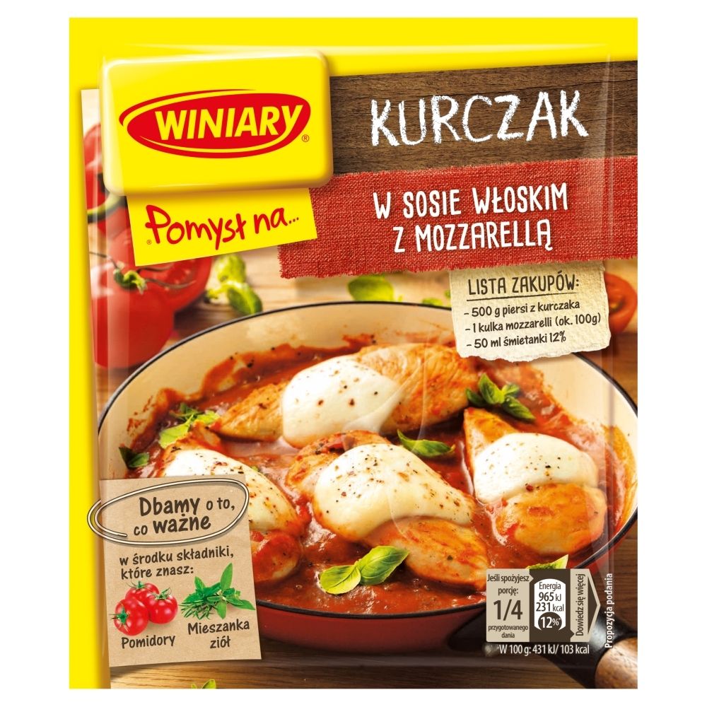 winiary pomysł na kurczaka