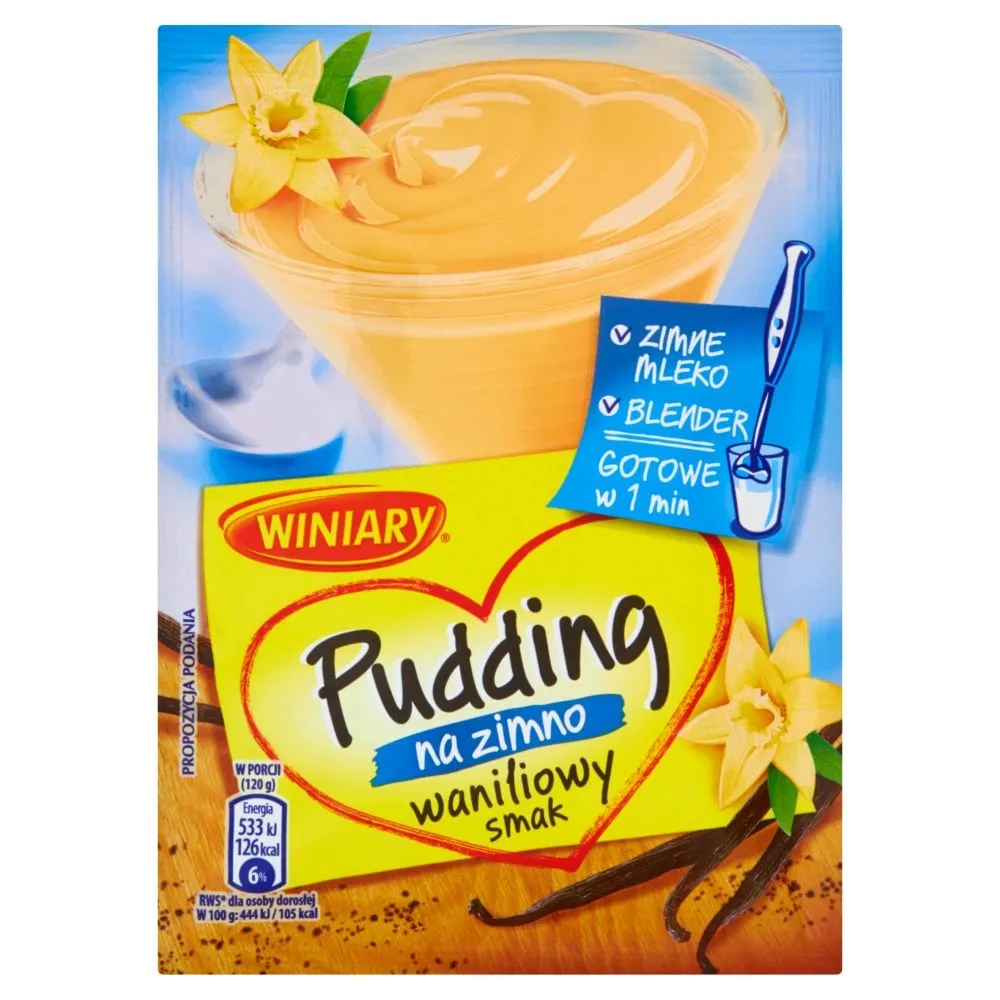 Winiary Pudding na zimno waniliowy smak 60 g