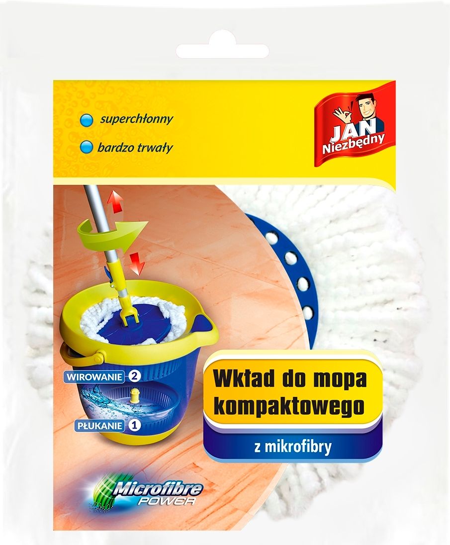 Wkład JAN NIEZBĘDNY Wkład do mopa kompaktowego z mikrofibry