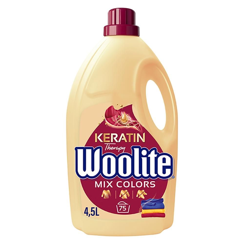Woolite Keratin Therapy Płyn do prania do kolorów 4,5 l (75 prań)