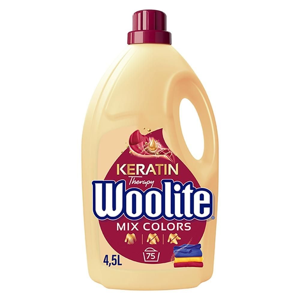 Woolite Keratin Therapy Płyn do prania do kolorów 4,5 l (75 prań)