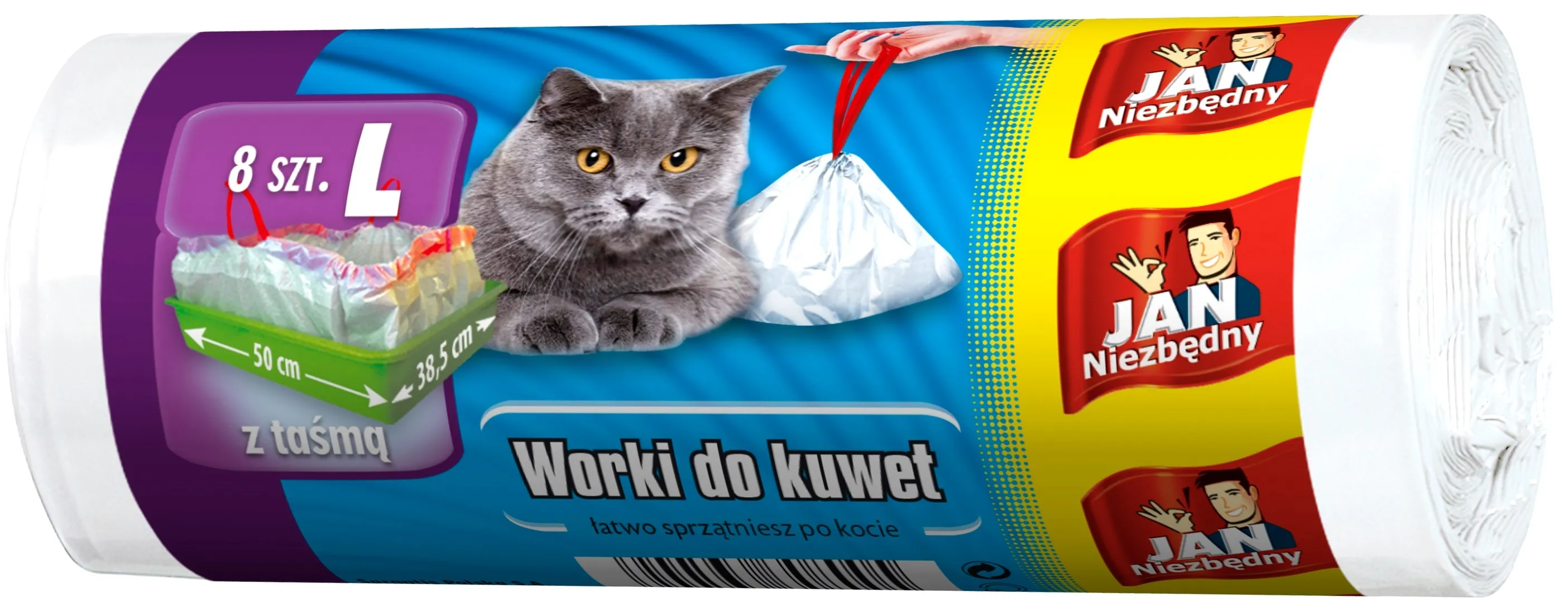 Worek JAN NIEZBĘDNY Worki do kuwet roz. L 8 szt.