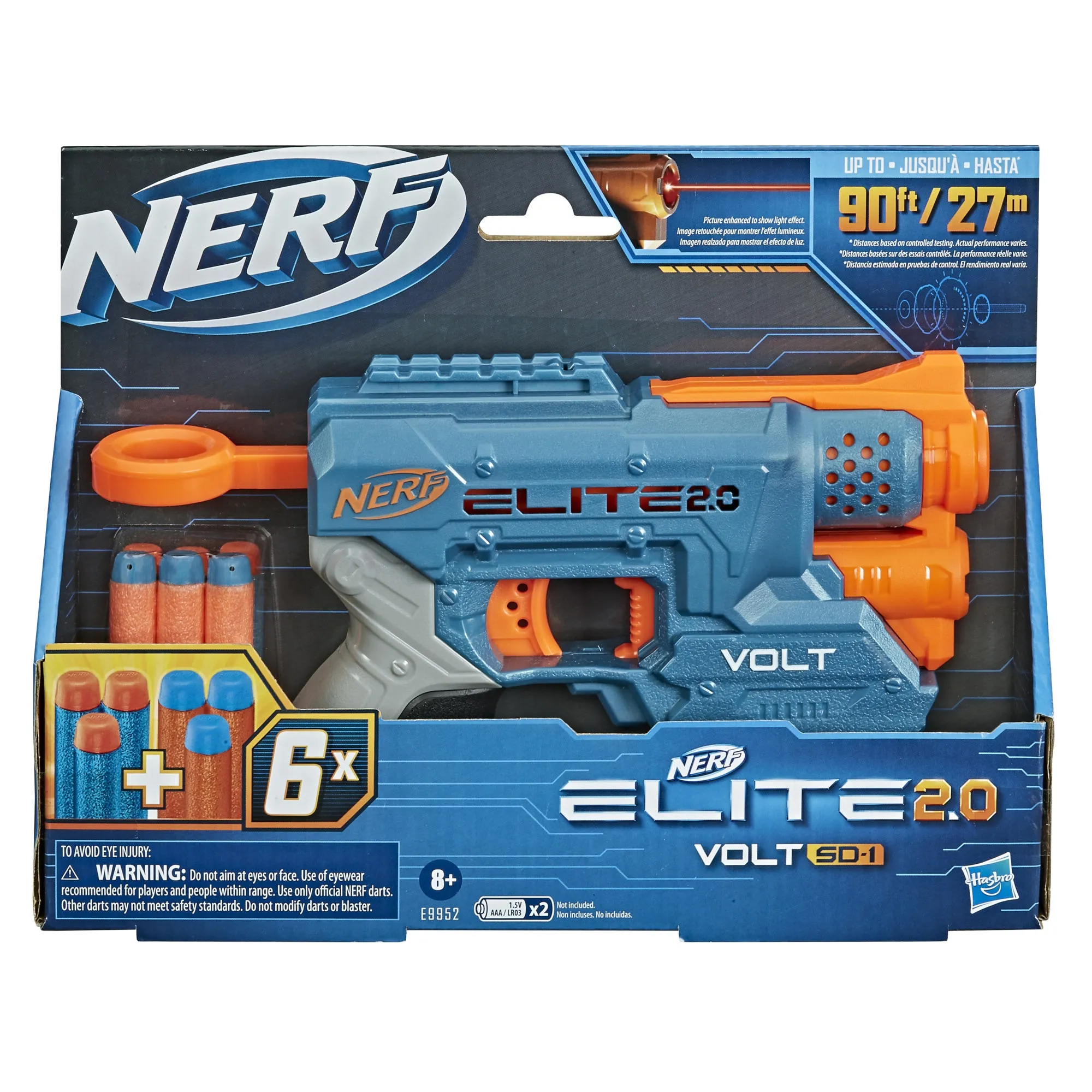 Wyrzutnia Nerf Elite 2.0 Volt SD-1 + 6 strzałek E9952
