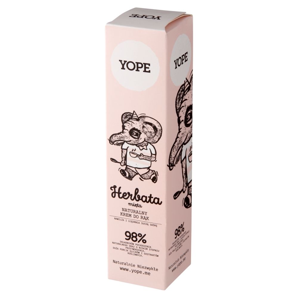 Yope Naturalny krem do rąk herbata mięta 100 ml