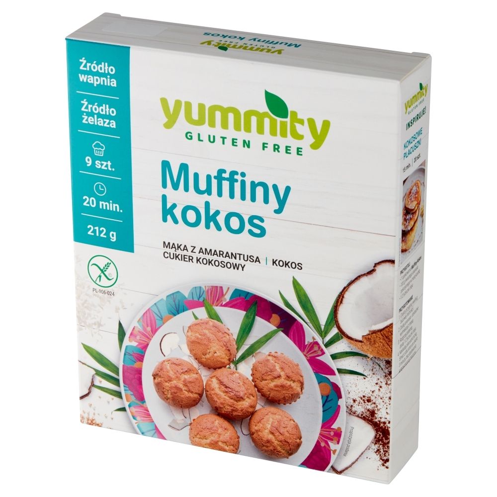 Yummity Muffiny kokos 212 g