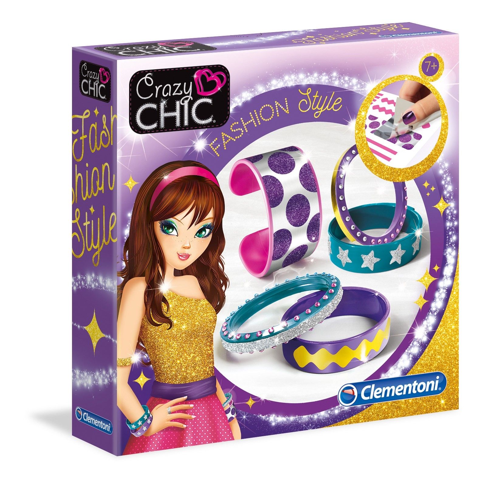 Zabawka CLEMENTONI Crazy Chick - Lśniące Bransolety 78251