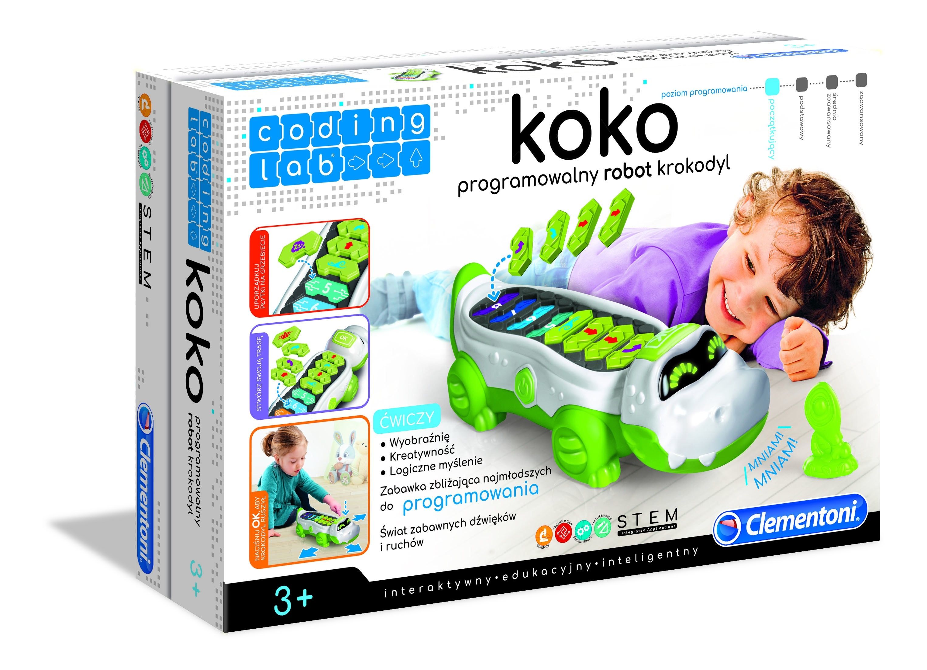 Zabawka CLEMENTONI Koko Programowalny Robot Krokodyl 50108
