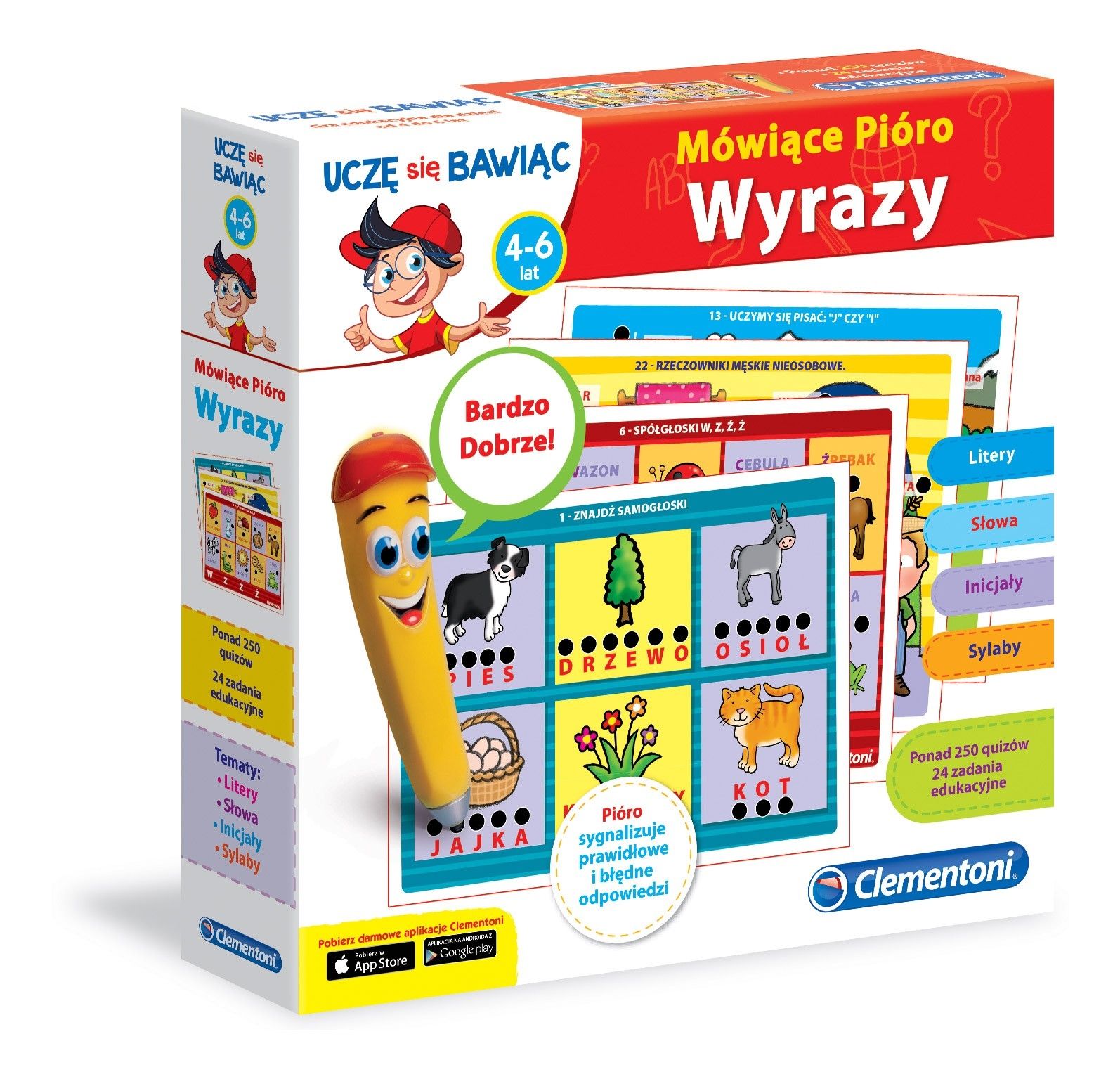 Zabawka CLEMENTONI Mówiące Pióro Wyrazy 60911
