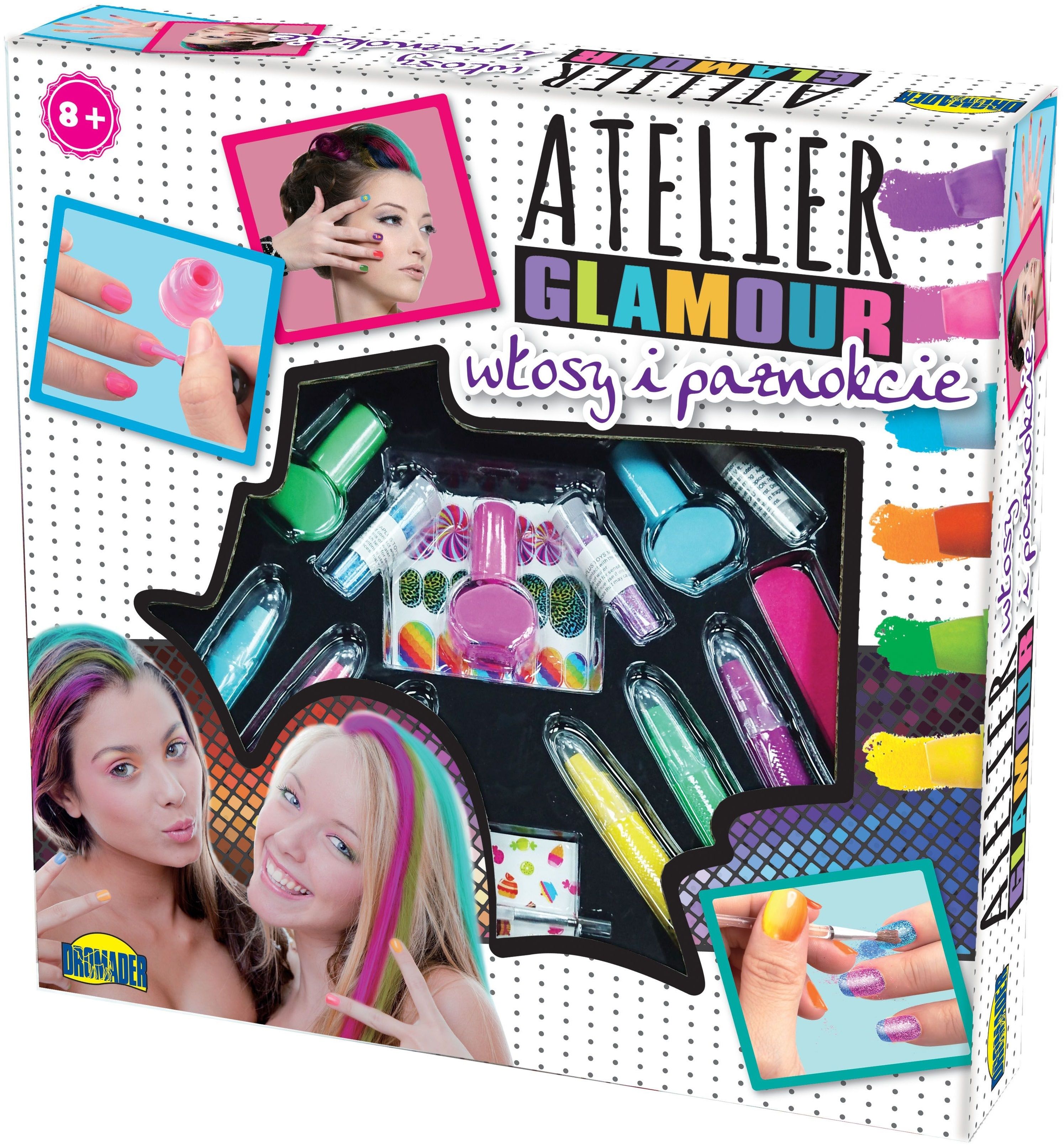 Zabawka DROMADER Atelier glamour Włosy i paznokcie 00867