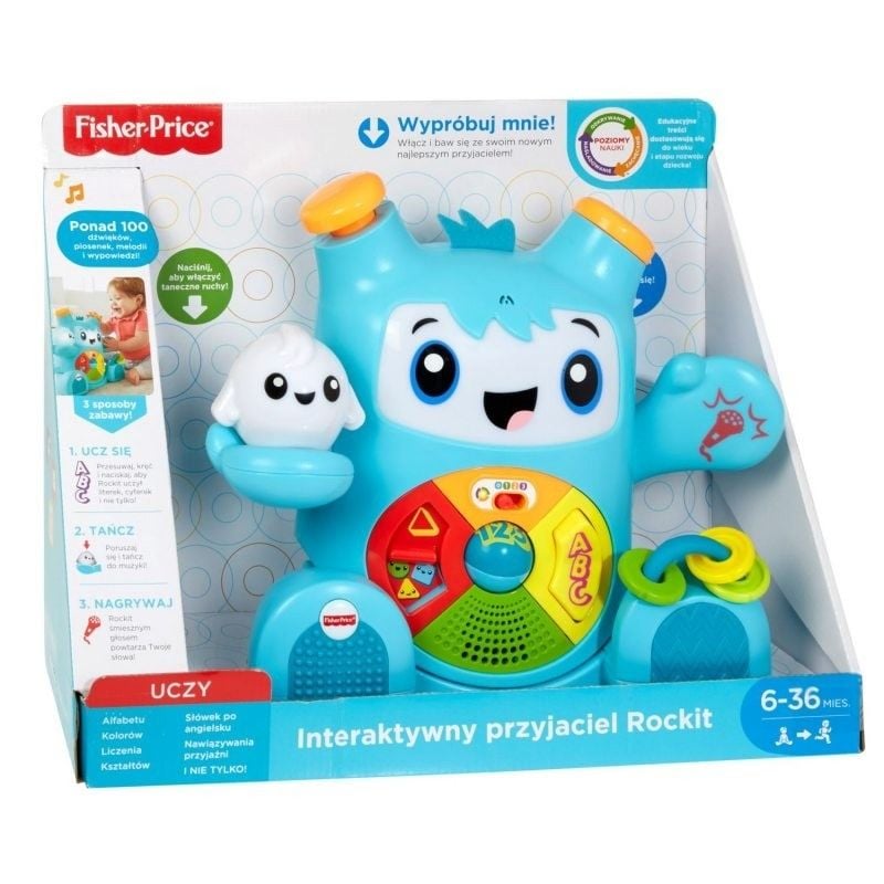 Zabawka muzyczna FISHER PRICE Interakt przyjaciel Rockit FXD08