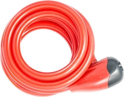 Zapięcie rowerowe BOTTARI Zapięcie rowerowe na klucz Security Lock 12x1500 mm Czerwony Zapięcie rowerowe na klucz Security Lock 12x1500 mm