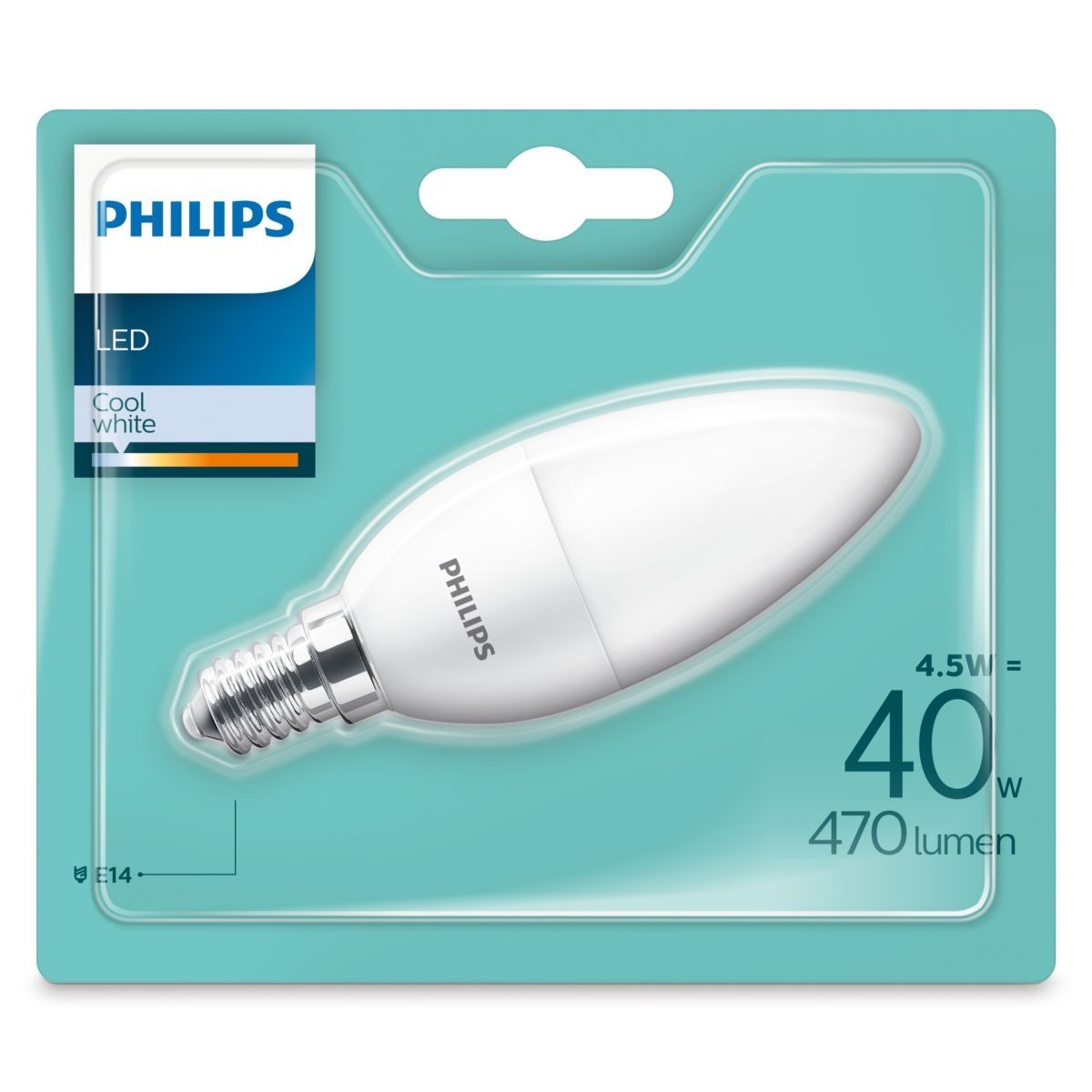Żarówka Led PHILIPS 40W E14 Zimna