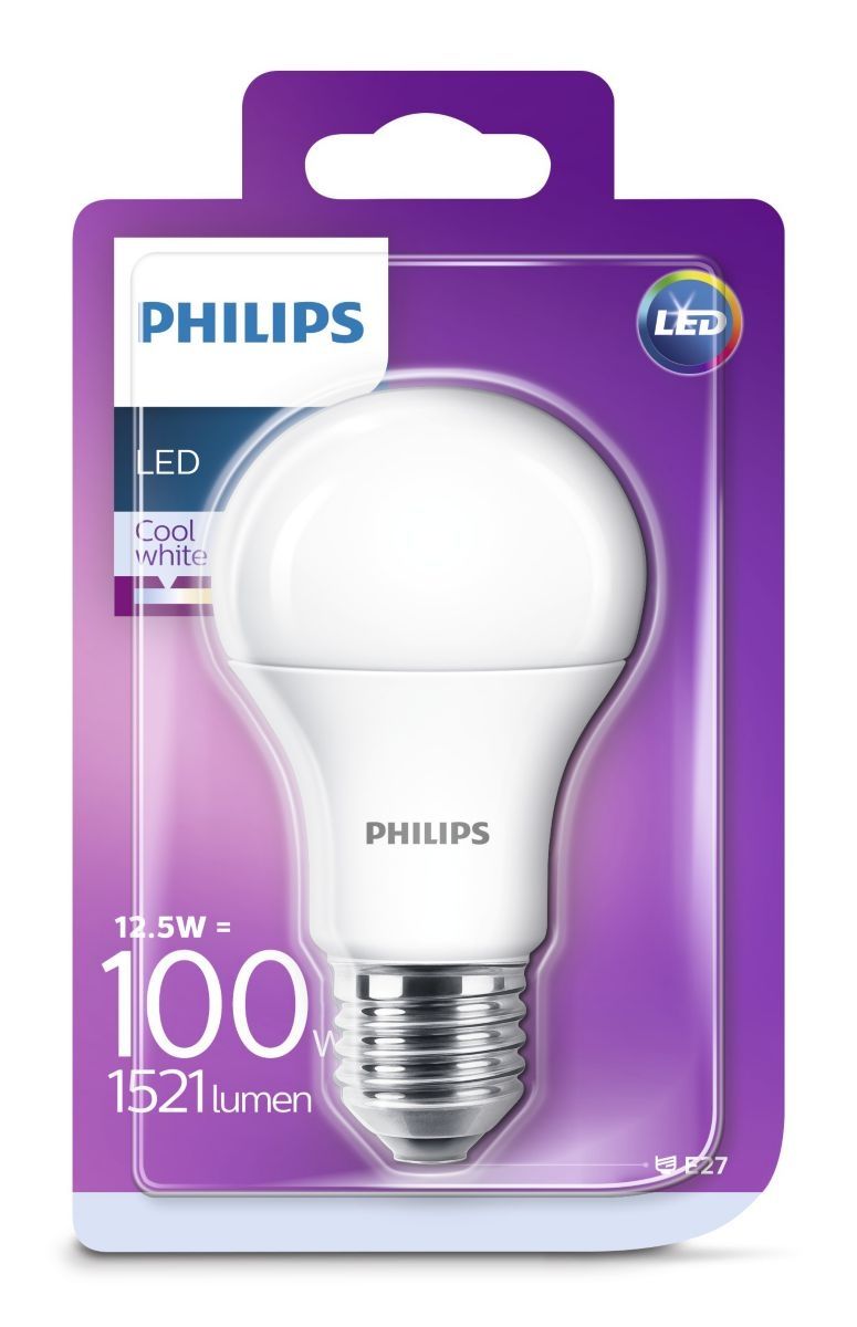 Żarówka Led PHILIPS A60 E27 12,5W_100W Zimna