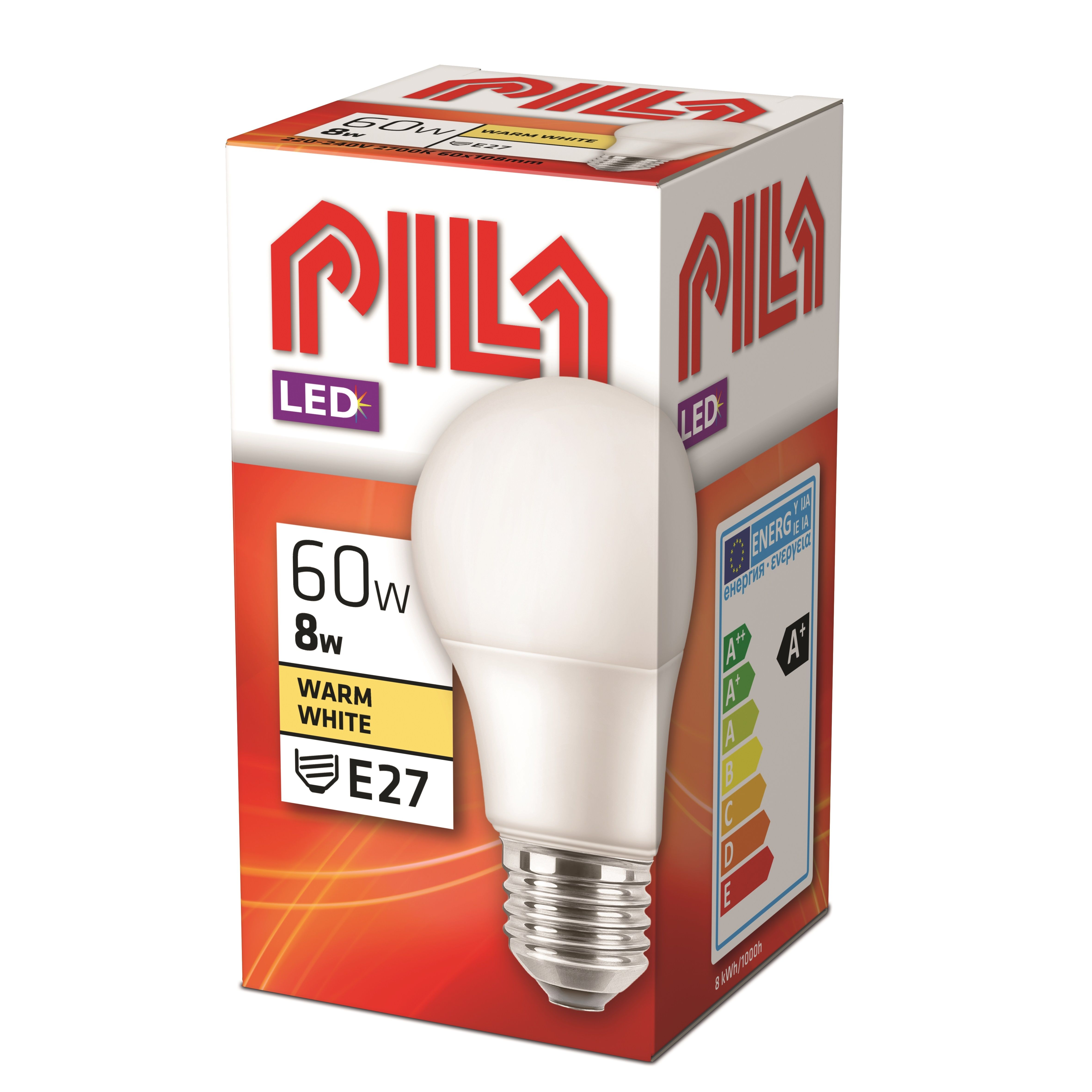 Żarówka PILA LED 9.5 W (60 W) E27 WW A60