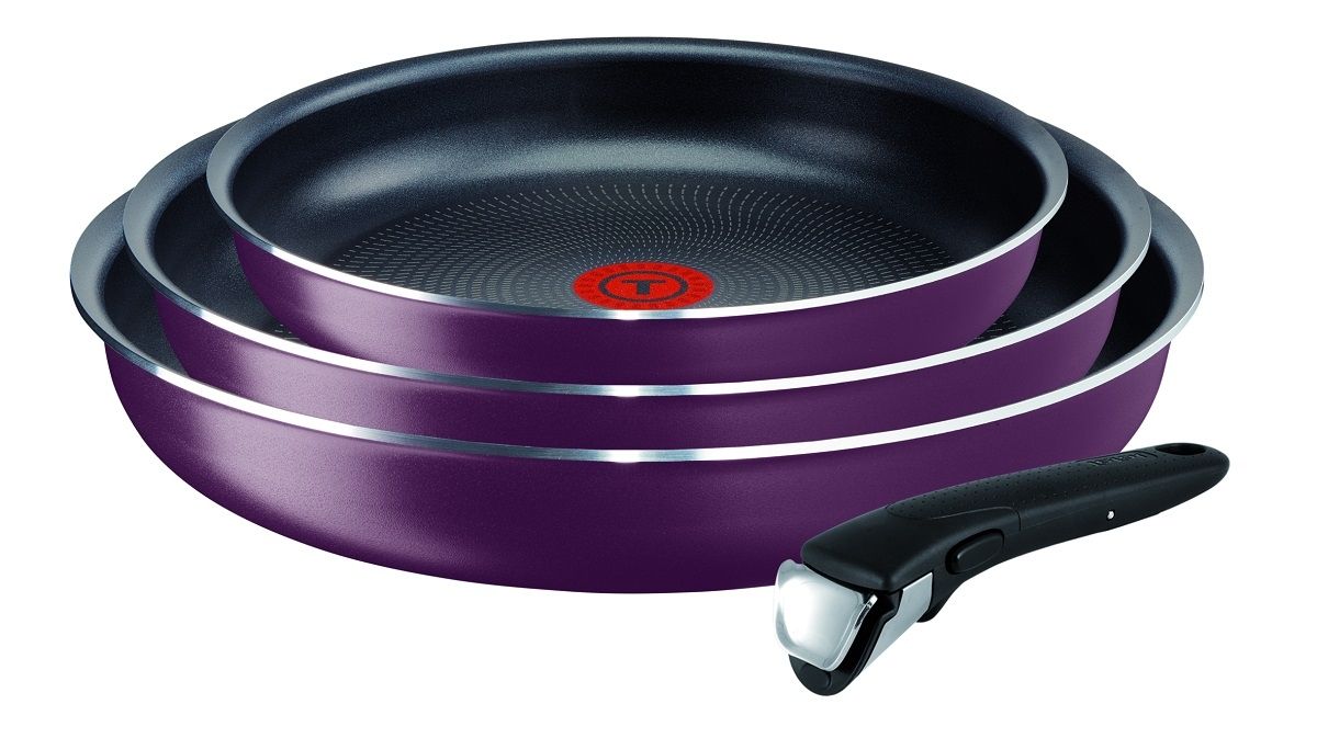 Tefal Ingenio Zestaw 3 patelni z rączką 22cm x 24cm x 26cm