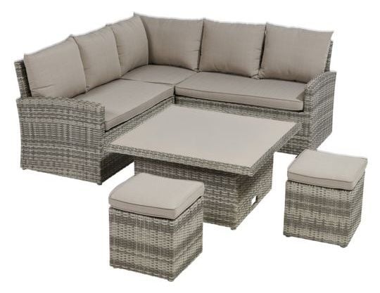 Zestaw CARREFOUR Zestaw narożny Rattan