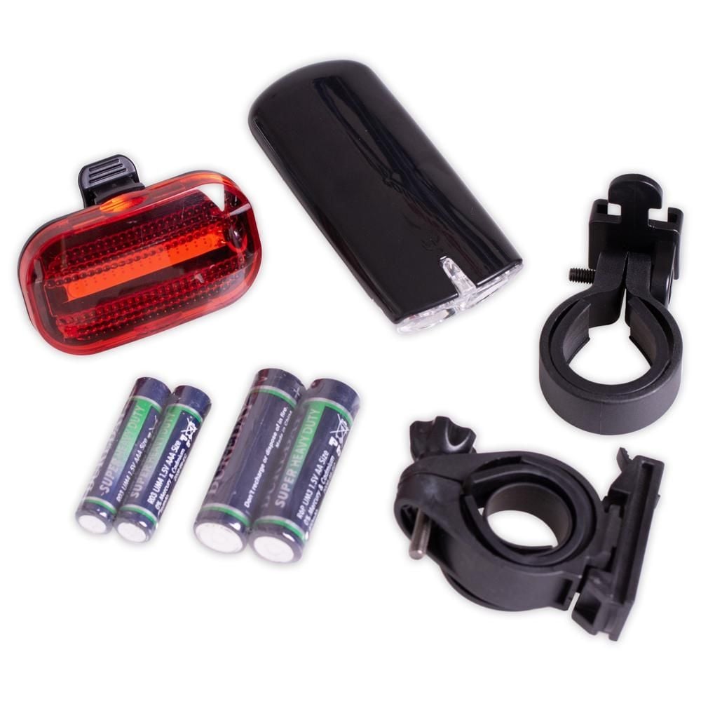 ZESTAW LAMPEK 2SUPER LED+15CHIP LED, CZARNY