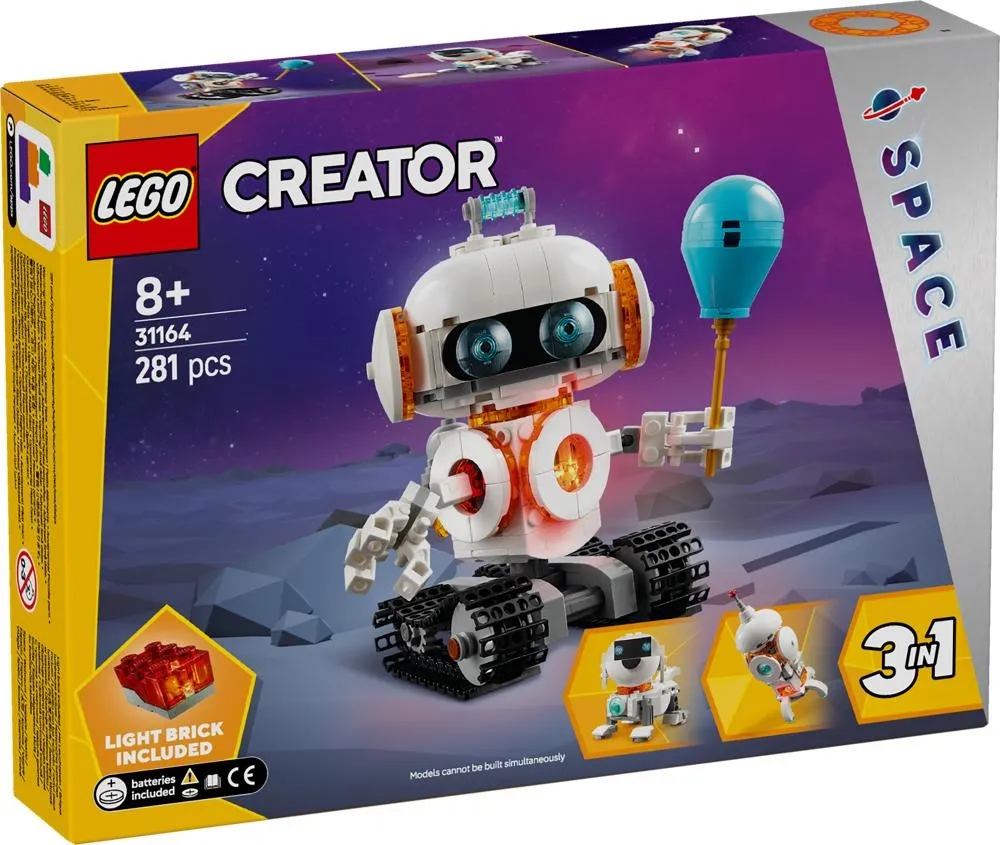 LEGO  Creator 3 w 1 Kosmiczny robot 31164