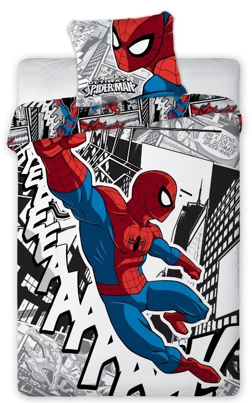Zestaw pościeli FARO Spiderman 140 x 200