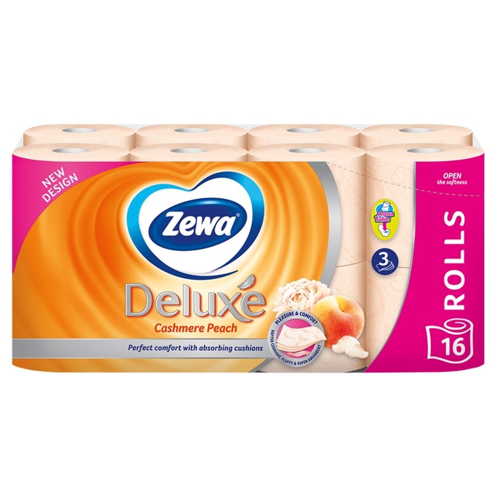Zewa Deluxe Cashmere Peach Papier toaletowy 16 rolek