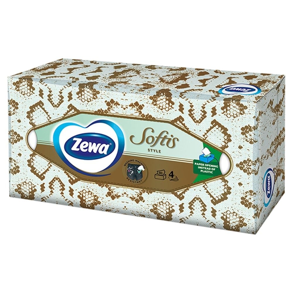 Zewa Softis Box Chusteczki kosmetyczne 80 sztuk