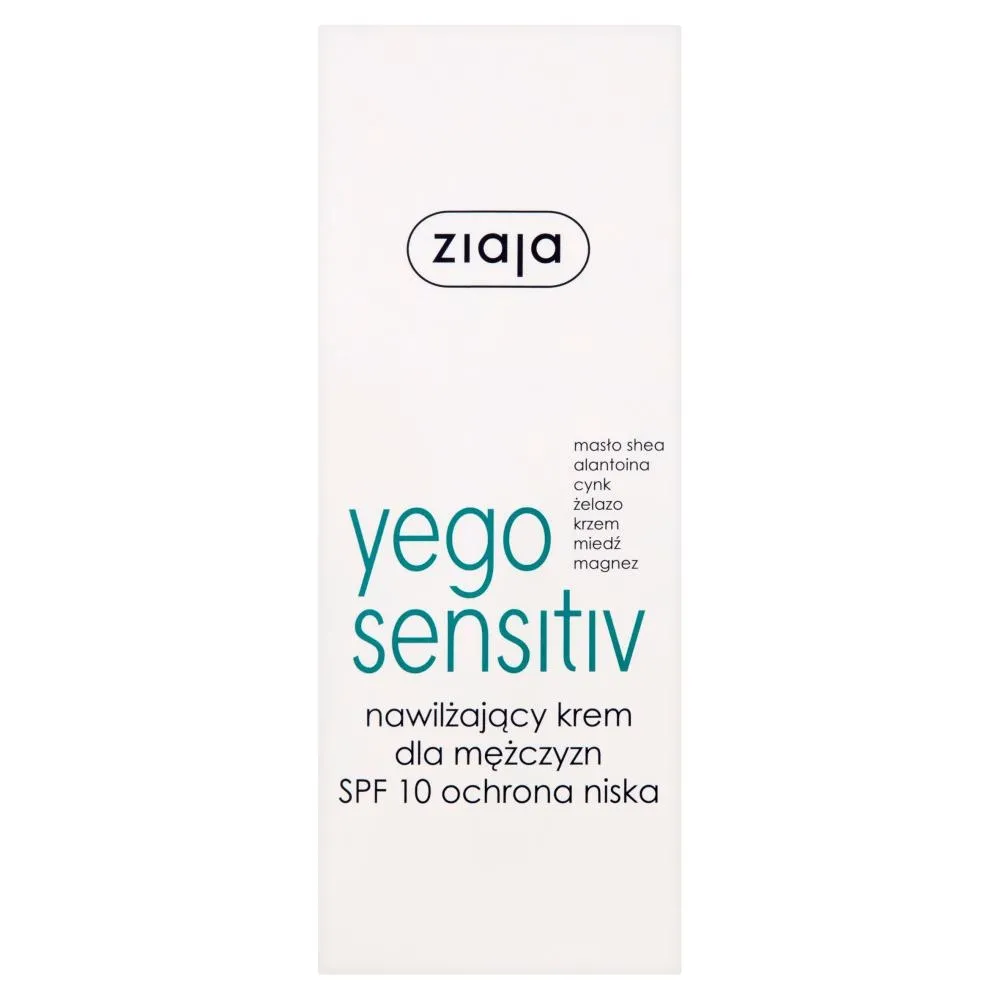 Ziaja Yego Sensitiv Nawilżający krem dla mężczyzn 50 ml