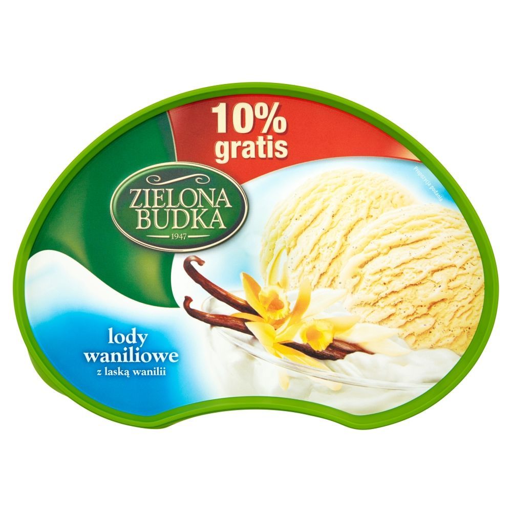 Zielona Budka Lody waniliowe z laską wanilii 1100 ml