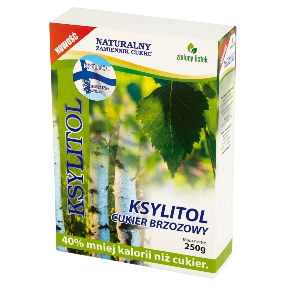 Zielony listek Ksylitol cukier brzozowy 250 g