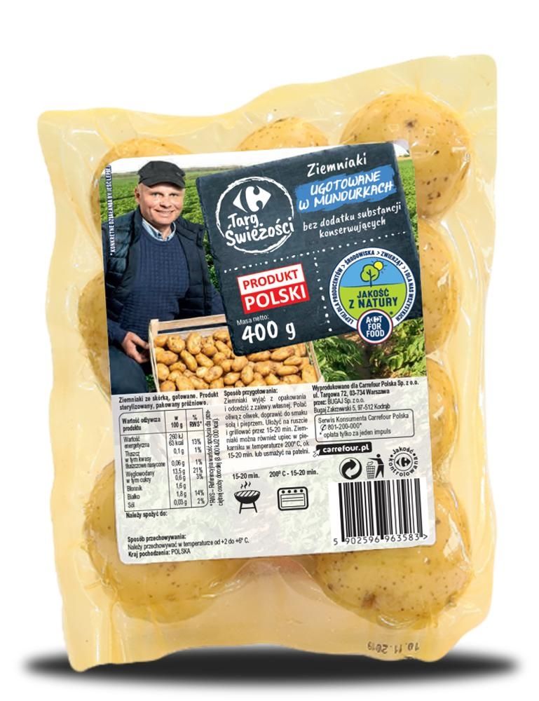 Ziemniaczki ugotowane w mundurkach