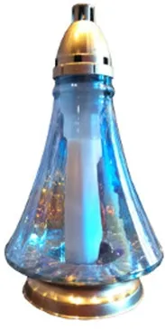 Znicz CANDELA Panna tęcza Niebieski Z-313