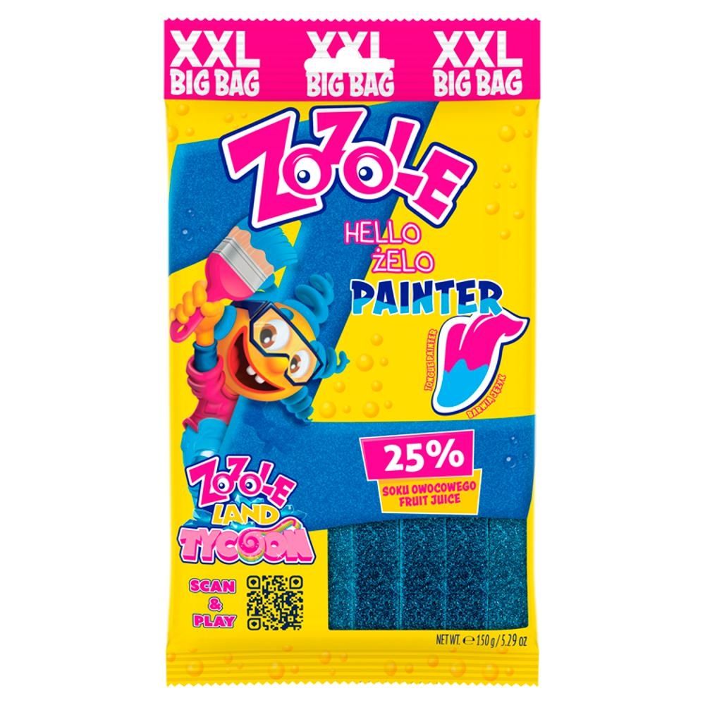 Zozole Hello Żelo Painter Kwaśne żelki o smaku malinowym 150 g