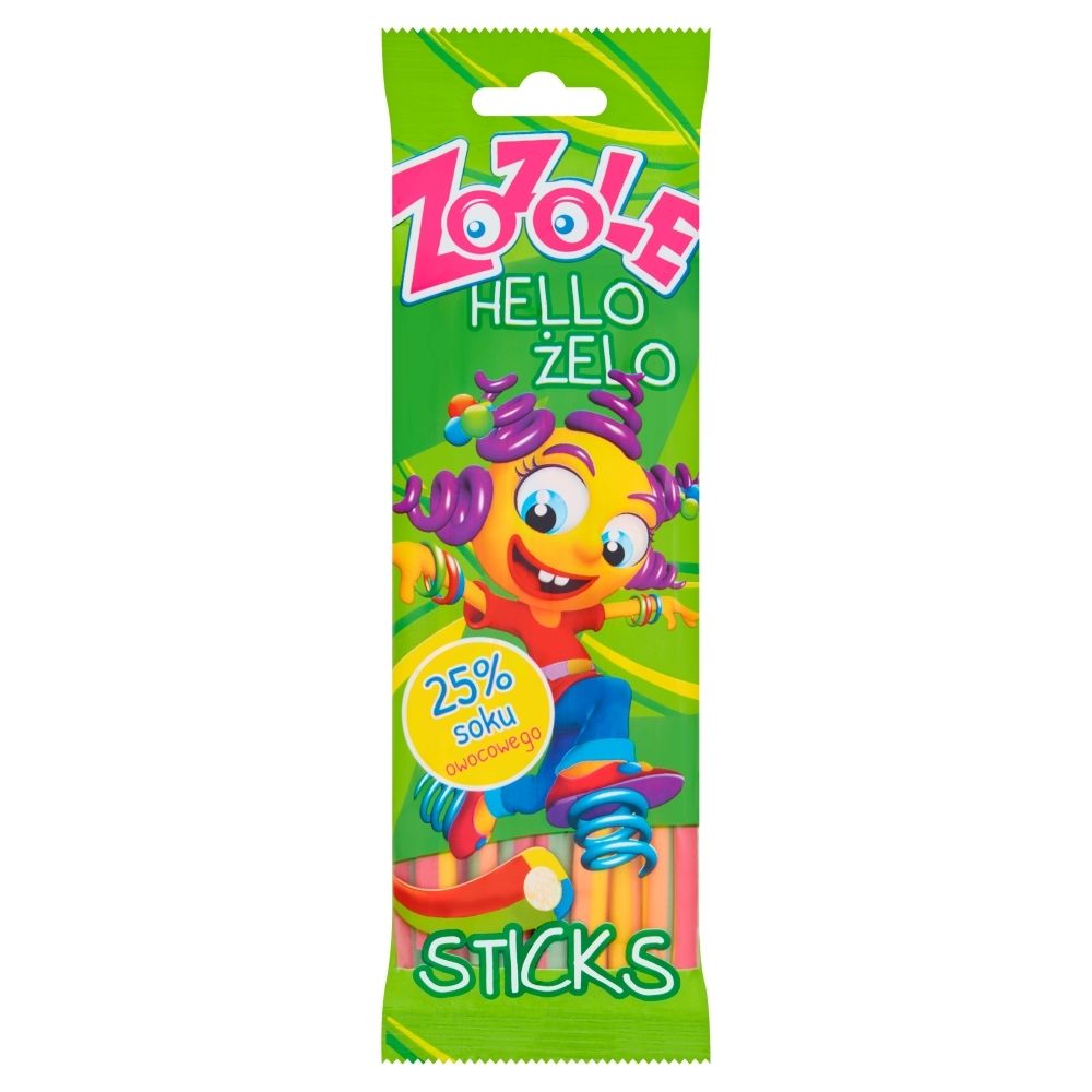 Zozole Hello Żelo Sticks Żelki 75 g