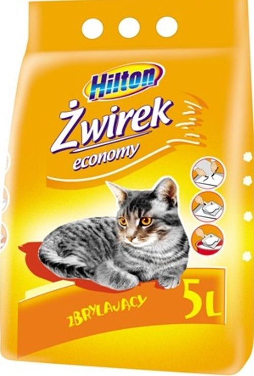 Żwirek bentonitowy HILTON Economy bentonitowy 5 l