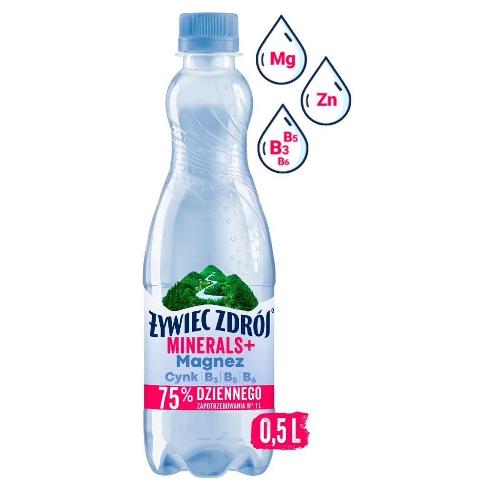 Żywiec Zdrój Minerals+ Napój gazowany 500 ml