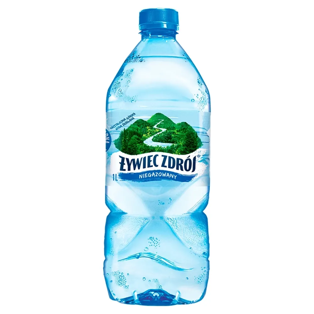 Żywiec Zdrój Niegazowany Woda źródlana 1 l - Zakupy online z dostawą do ...