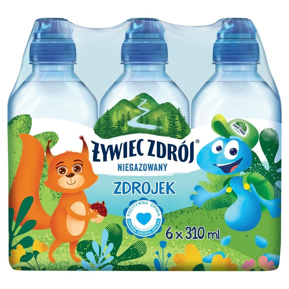 Żywiec Zdrój Zdrojek Niegazowany Woda źródlana 6 x 310 ml